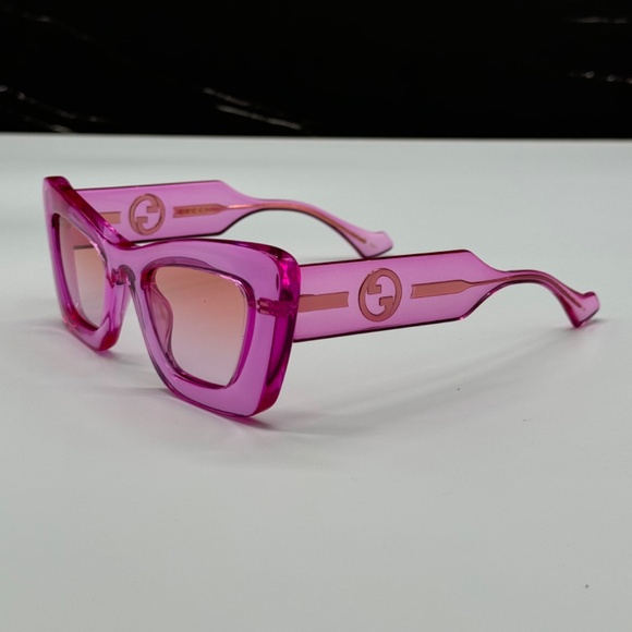 NEW GG1552S 003 GUCCI PINK CAT EYE WOMEN SUNGLASSES GUCCI main image 7